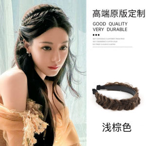 หมวกผมปลอมสำหรับผู้หญิง รูปทรงหางปลา ทรงผมแบบทอ ชุบเงิน สไตล์ดั้งเดิม เครื่องประดับผมสุดเก๋ หมวกผมแบบทอ