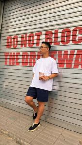 【BUY 1 TAKE 1】Slim Plain round neck Waffle active T-shirt Oversize For Men and Women