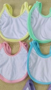 6 PCS Cotton Bib with Tie Baby Newborn Infant