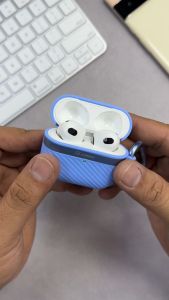 Vỏ Case Airpods 3  Coteci Aurora Chống Sốc Tặng Kèm Móc Khoá Cao Cấp