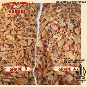 200 gram Bawang Goreng Asli Brebes Enak Gurih per toples Original Premium Halal Tanpa Pengawet