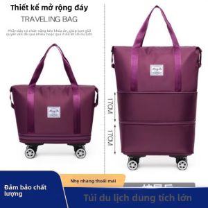 JIFANPAUL | Túi Du Lịch Nữ Dung Lượng Lớn Có Bánh Xe