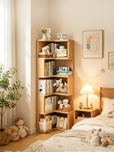 ZHUSHANXIA | Corner Child Bookcase Organizer