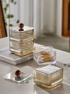 YINXIANG80YIGUAN | Multi-functional Transparent Square Toothpick Box