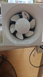 DQQI Two-Way Exhaust Fan 8/10/12/14"Wall Mounted for Kitchen/Bathroom Ceiling Exhaust Fan Strong Wind Low Noise