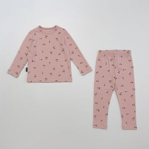 Girls Home Clothes Set Long Sleeve Baby Clothes Cotton Comfortable Soft Fabric for 6-12 Months 1-2-3 Years Old Kids