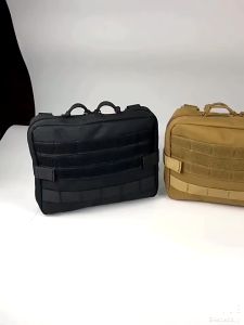 Outdoor MOLLE Bag Tactical Pouch Medical EDC Tool Bag Military Map Pocket Hand Bag Military Hiking Camping Backpacks