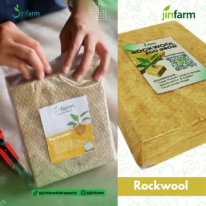 Jirifarm -  Media Tanam Rockwool 5x5x5 cm (25pcs)