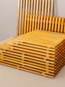 Bread Tray Baking Pastry Display Stand Supermarket Cold Fresh Refrigerated Deli Cabinet Display Rack Zhongdao Wood Grille Booth