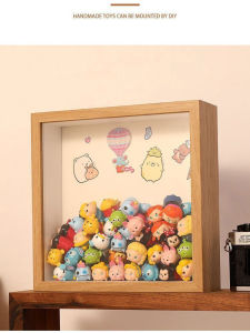Modern Minimalist Blind Box Storage Picture Frame Hollow out 3D Display Toy Canister DIY Showcase Rectangular Density Board