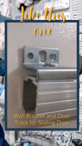 Wall Mounted Stay Bracket Guide for Sliding Door Hanging Roller (1 PC)