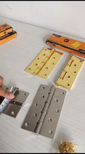 Engsel Pintu GOLD dan CHROOM TEBAL | Engsel Jendela TEBAL 3 - 4 - 5 inch | Stenlis Per Pasang MU|MK045