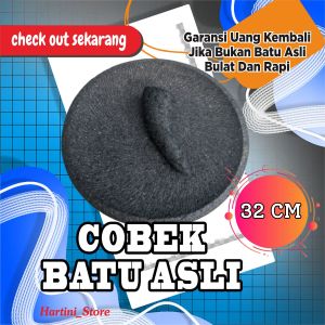 Cobek batu asli 32cm
