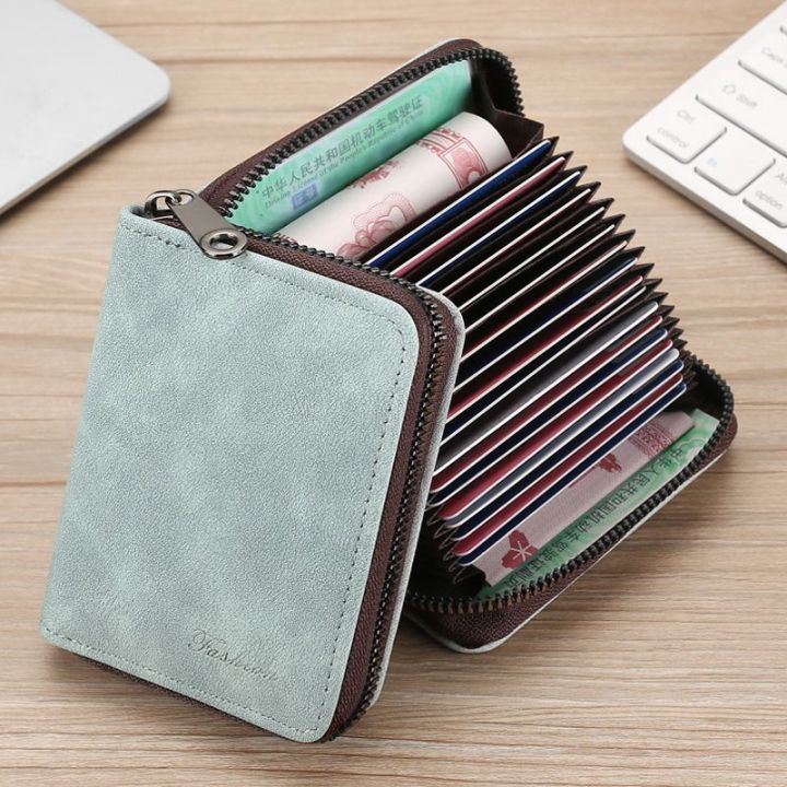 JIFANPAUL | Retro Multi-Card Wallet Anti-Magnetic Anti-Scanning Credit ...