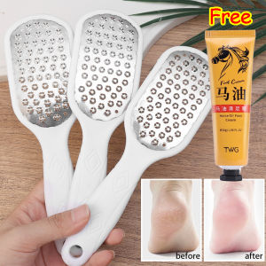 Stainless Steel Pedicure Foot File Pedicure Heel Scrubber Heel Exfoliator Foot Care Pedicure Tools