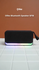 Olike Speaker SF18 BASS MAX Wirelless Speaker Bluetooth 5.4 5W Bass Speaker 8 Hour Playtime Support and LED Ambient light