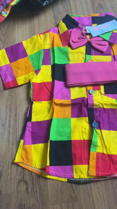 สินค้ามีพร้อมส่ง ชุดแหยมยโสธร งานป้าย ชุดแหยม เสื้อผ้าเด็กผู้ชาย เสื้อ แฟชั่นเด็ก ชุดมะล่องก่องแก่ง ชุดย้อนชุด เสื้อผ้าเด็ก