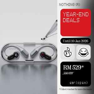 Nothing Ear (open) | Weightless ultra-light Open Sound Technology | Titanium-coated driver | AI Clear Voice Technology | Chat GPT on the go | IP54 for buds & case