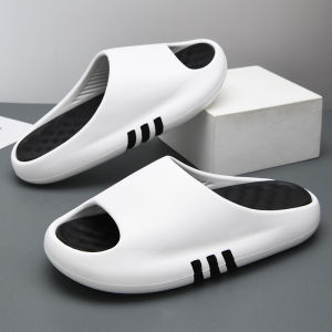 Mens Slip-On Sports Casual Beach Thick Bottom Anti-Slip Trendy Couples Sandals Comfortable All-Season EVA Flat Footwear