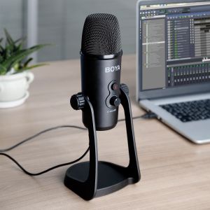 Boya BY-PM700 Microphone รุ่นใหม่ USB-C รองรับ ASMR ไมค์โครโฟนคอนเดนเซอร์ ไมค์คอมพิวเตอร์ ไมค์บันทึกเสียง ไมค์ประชุม Type-C