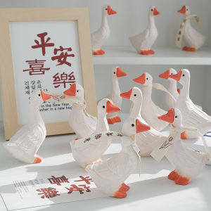 Adorable Duck Animal Figurine Small Decoration Photography Prop Atmosphere Sensation Live Broadcast Studio Equipment