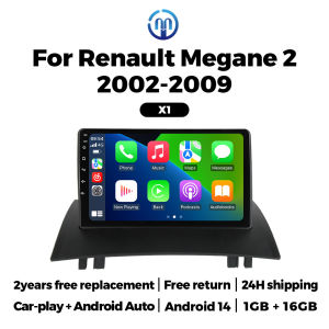 2Din Car Radio Stereo For Renault Megane 2 2002-2009 Car Play Android Auto Multimedia Player GPS Navigation WIFI FM Autoradio BT