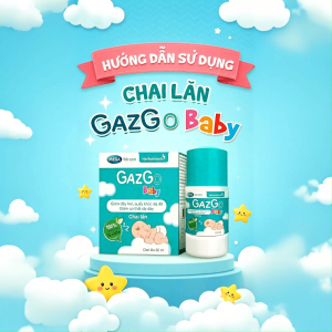 Chai lăn giúp giảm đầy hơi quấy khóc dạ đề cho trẻ sơ sinh Mega We Care Gazgo Baby (50ml)