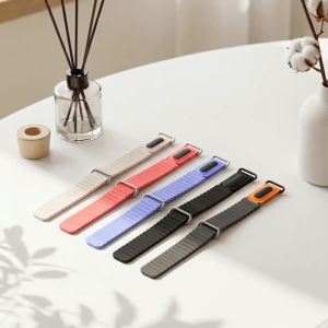 Silicone Magnetic Strap for Google Fitbit Air Rubber Fitness Loop Bracelet Outdoors Sports Band Wristband for Women Men
