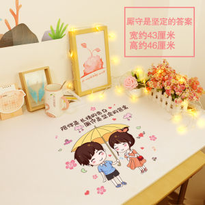 Miếng Dán Tường Trang Trí Bàn Học Chống Thấm Nước Miếng Dán Tường Tự Dính Miếng Dán Bàn Trang Trí Miếng Dán Tường PVC Hoạt Hình Đơn Giản Hiện Đại