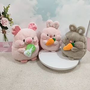 25cm Cute Cabbage Pig Plush Toy Cute Plush Toy Super Soft Plush Throw Pillow Baby Gift Doll Pillow