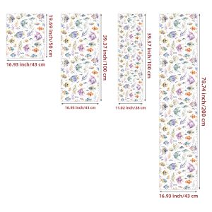Miếng Dán Kính Tĩnh Hình Chim Hoa Lá Không Cần Keo Tái Sử Dụng Chống Nhìn Trộm Trang Trí Cửa Sổ & Cửa Ra Vào
