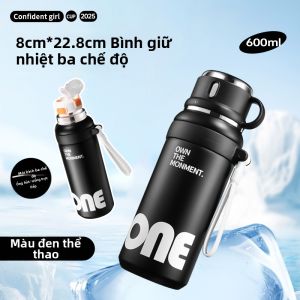 YIQIANJIN | Bình Giữ Nhiệt Thể Thao Ngoài Trời Cho Nam Nhẹ Cao Dung Tích