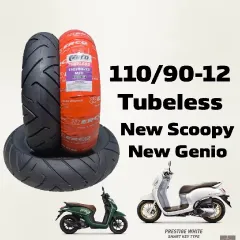 1 paket ban luar tubles free pentil 110/90-12 All motor metic Scoopy,beat