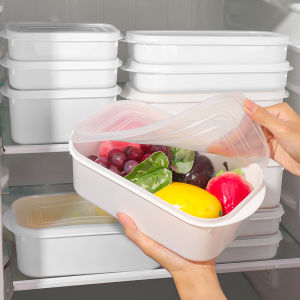 800/350ml Japanese Style Food Container / Food Grade Kitchen Sealed Box with Lid / Microwave Available / Refrigerator Crisper