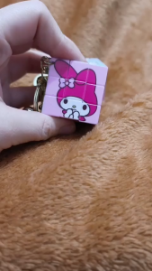 Gantungan Kubus Rubiks Mainan Lucu Sanrio Sanryo / Cute Key Chain Rubiks Toy