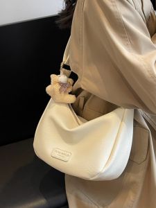 Fashion Commuter Shoulder Bag Pu Soft Leather Bag Women 2024 New Arrival Spring Easiest for Match Portable Simplicity Crossbody Bag K-style