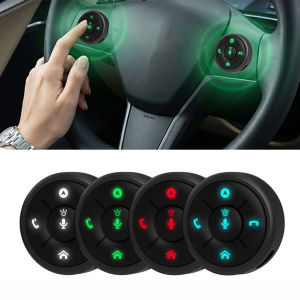 Kebidumei | 10 Keys Wireless Car Steering Wheel Control for Android Car Radio DVD GPS Multimedia Remote Control Buttons with Color Switching