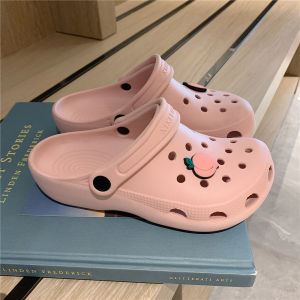 Thin Slippers Womens Summer Outwear Young Adult Heart Cute Head Cover Nurse Sandals Soft Bottom Beach Shoes Hole Shoes Men