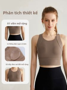 MiiOW | Womens Fitness Sports Bra Anti-shock Anti-sagging Large Chest Concealing Running Yoga Top