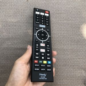 Điều khiển từ xa iHandy CRC 86E Học Lệnh Tivi Máy Chiếu Đầu Kỹ Thuật SốĐầu CDDVDQuạt Điện - Hàng tốt kèm pin