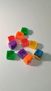 10pcs Rubber Open Billiard Chalk Holder Multicolor Billiard Cue Accessories Snooker & Billiard Accessories