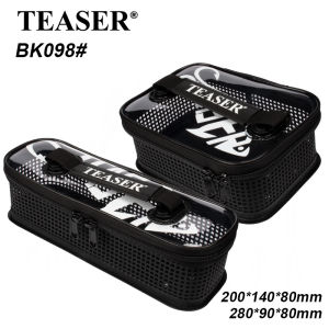 TEASER BK098 Handheld Portable Fishing Bait Storage Bag with Washable Mesh Surface for Sea Fishing Lures and Iron Plate Bag