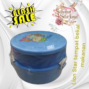 LION STAR tempat nasi/wadah makanan/tempat bekal makanan untuk anak