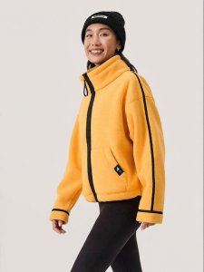 S&W | Womens Warm Outdoor Jacket with Collar Thick Fleece