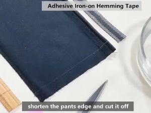 TaffHOME Pemendek Celana Self Adhesive Pants Shorten Paste Iron 1M - L-103