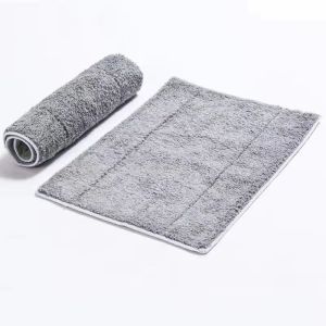 Ultra Absorbent Thickened Squeegee Mop Head Replacement High Rise Flat Scrubbing Cloth Clamp Type Household Cleaning Tool