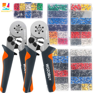 Ferrule Crimping Tool HSC8 6-4/6-6 Electrical Crimper Plier For Wire End Crimp Tube Terminals Electrical Circuit Repair