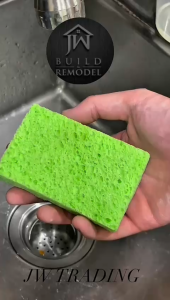 Natural Wood Pulp Dishwashing High Absorbent Eco Friendly Sponge 12pc/24pc Bundle (New & Ready Stock)