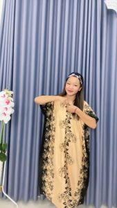 Daster Lowo Premium Busui Bumil Jumbo Rit Depan Terbaru Viral Kekinian Black Series