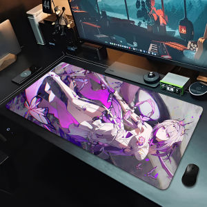 Mouse pad Large Honkai: Star Rail Castorice rubber keyboard mouse carpet anti-slip gamer mouse pad coaster PC HD game Mousepad